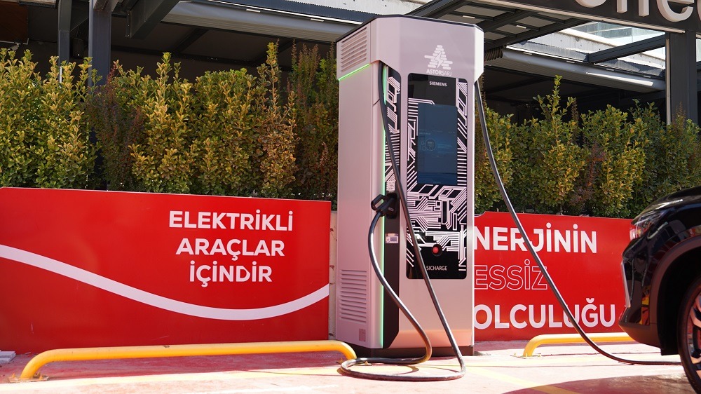 Siemens e-töltő beruházás Törökország