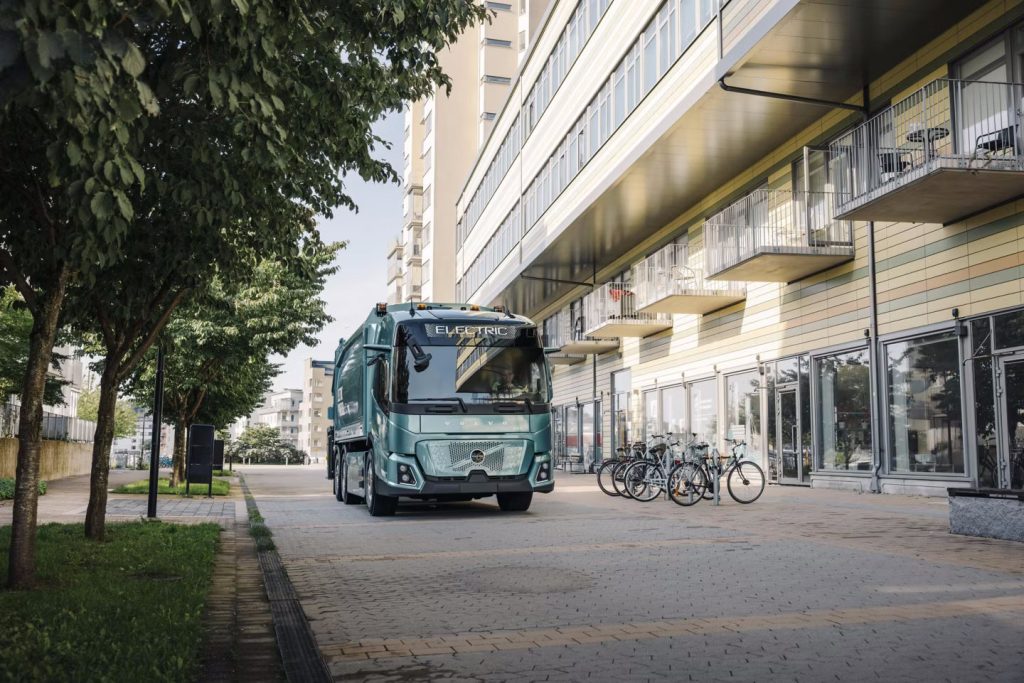 volvo fm low entry elektromos teherautó