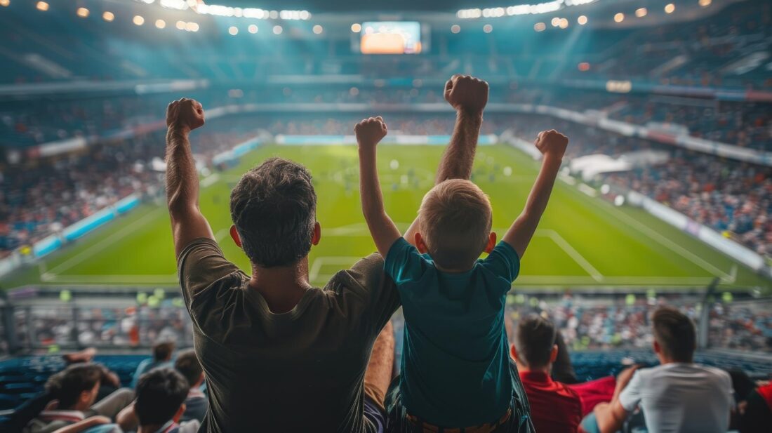 apa fia külföldi meccsnézés