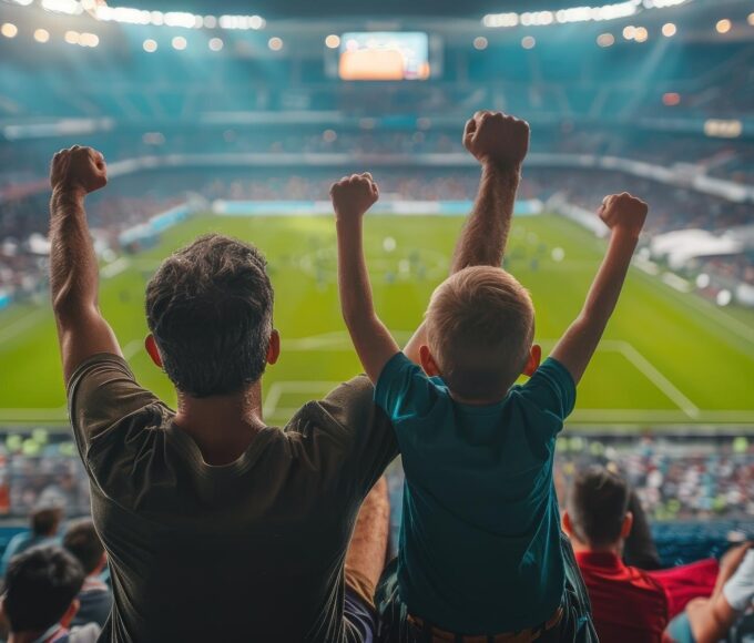 apa fia külföldi meccsnézés